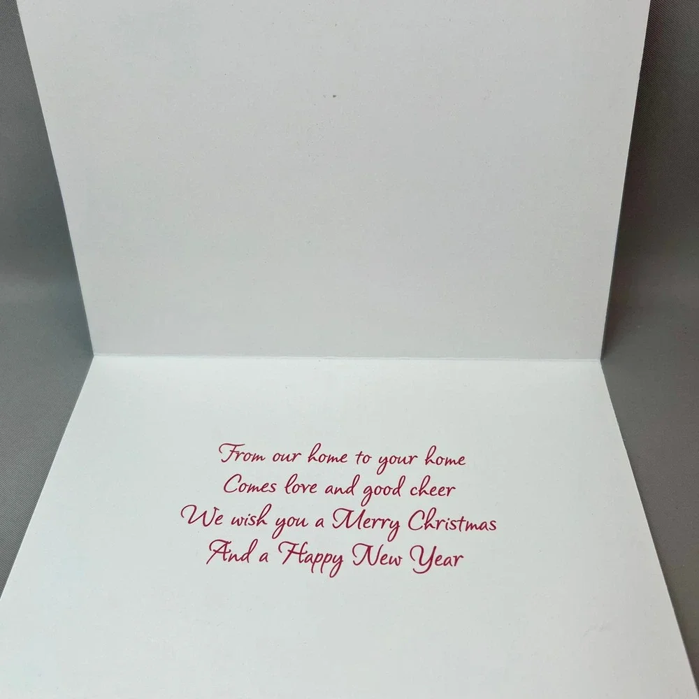 Brighten The Season Christmas Cards 14ct Blue Beach Coastal 983-17 USED -2 cards